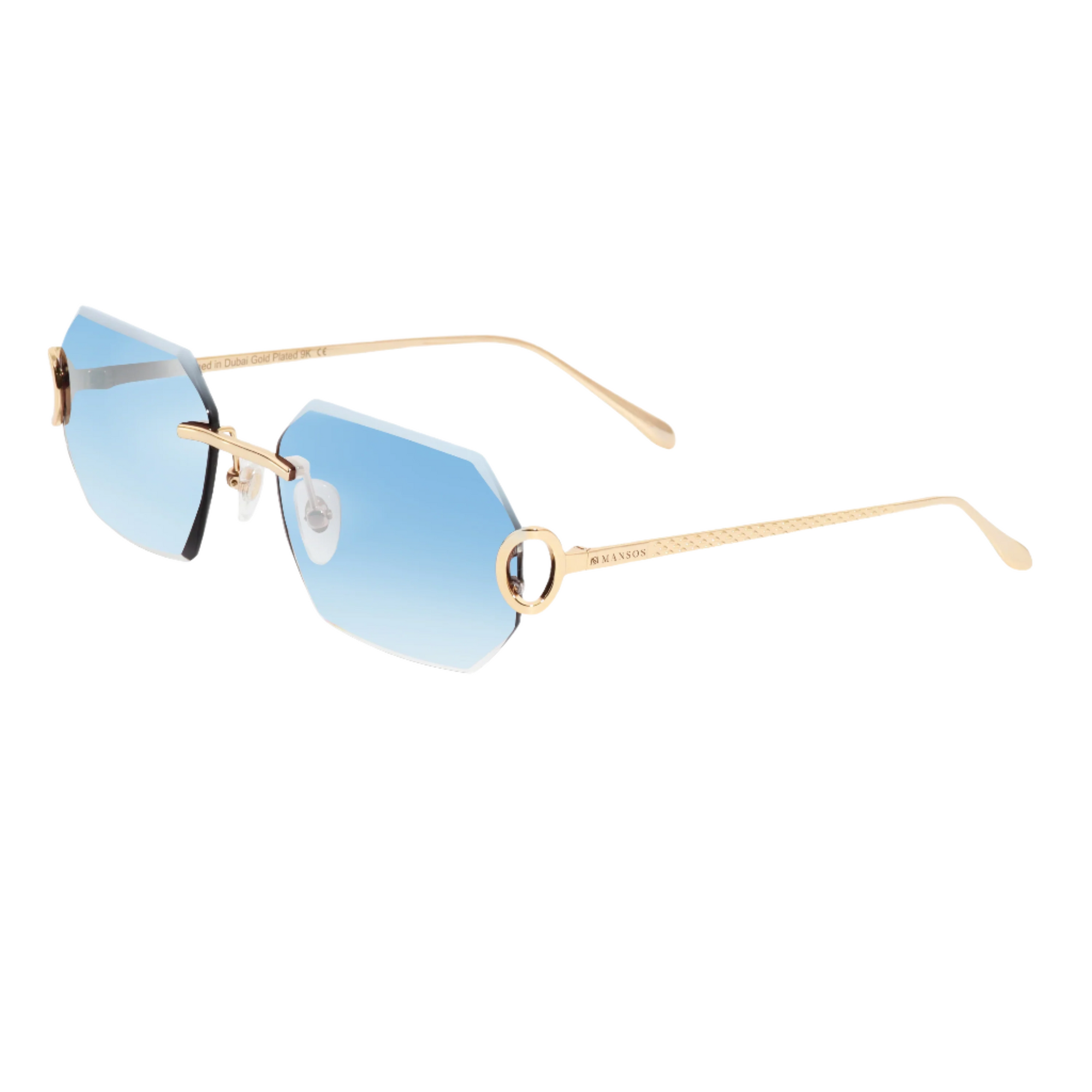 Crystal Mansos Cut Blau