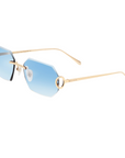 Crystal Mansos Cut Blau