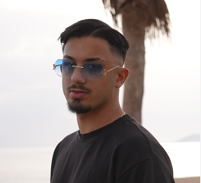 Crystal Mansos Cut Blau